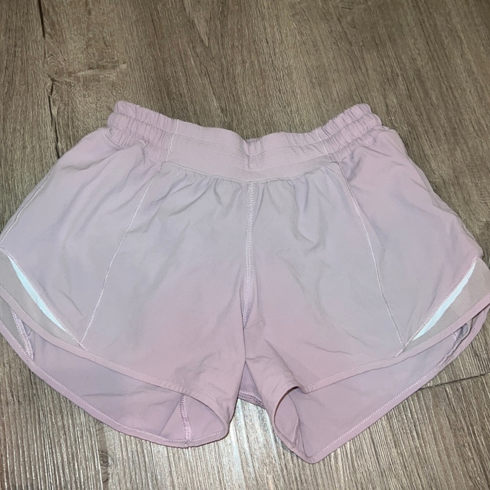 Pink lululemon shorts